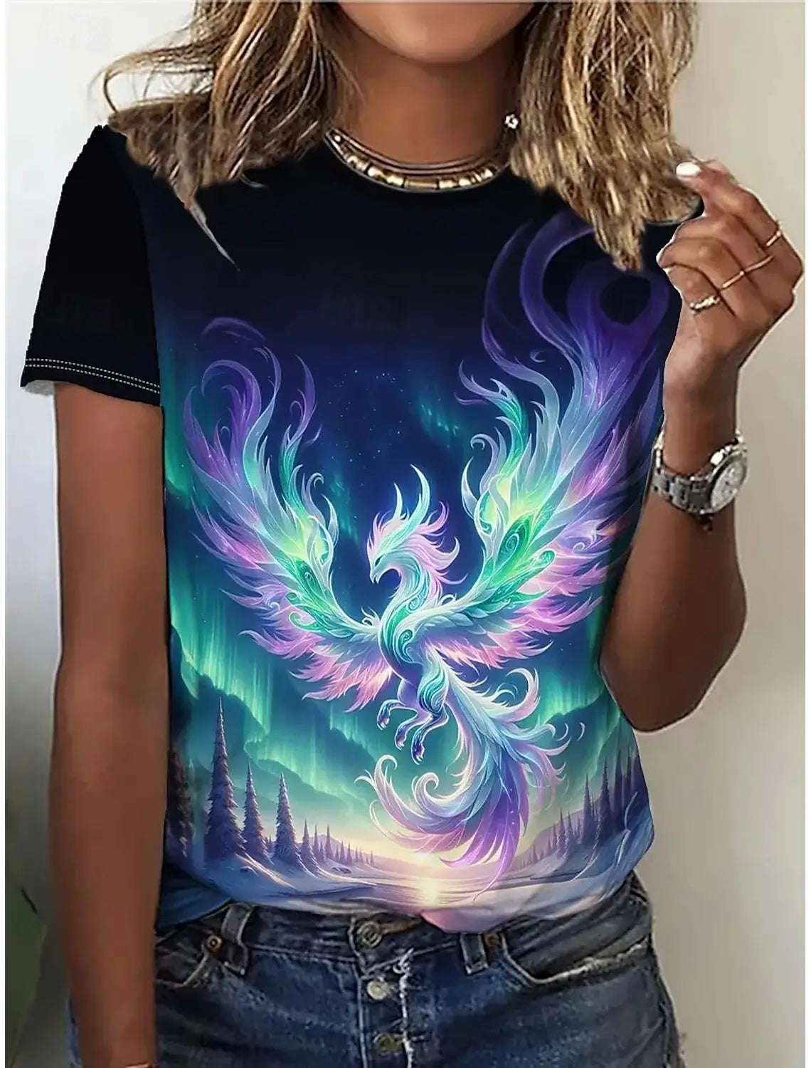 Women’s Kawaii Animal Print T-Shirt