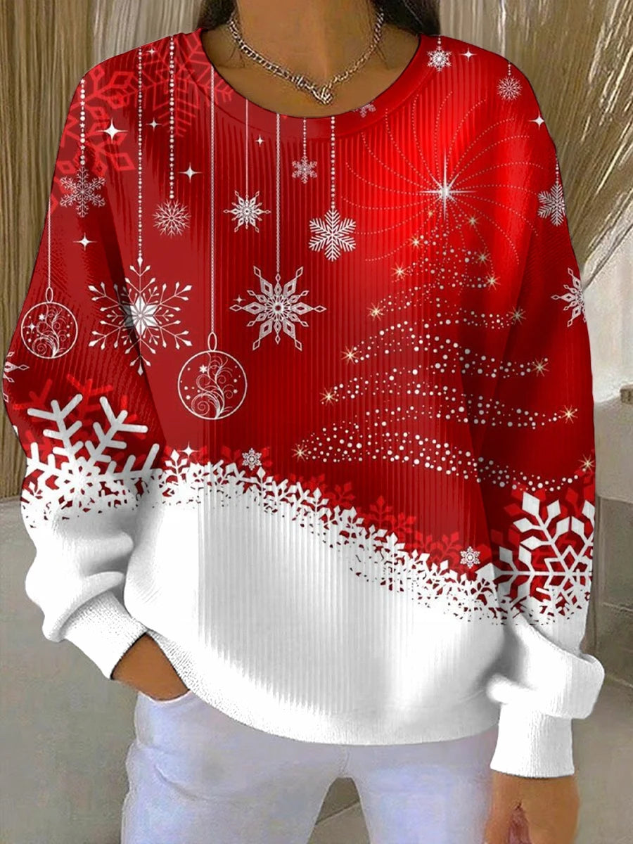 Women’s Christmas Snowflake Sweatshirt