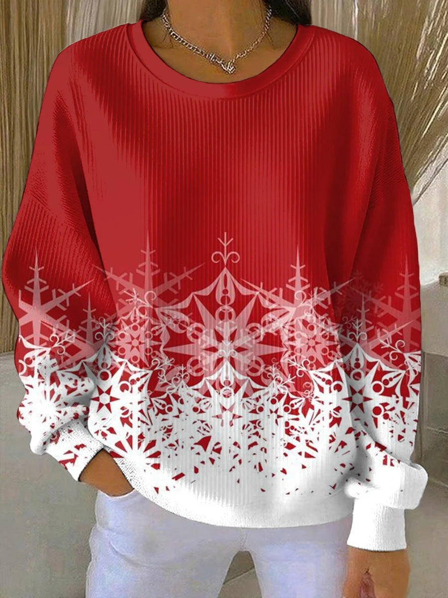 Women’s Christmas Snowflake Sweatshirt
