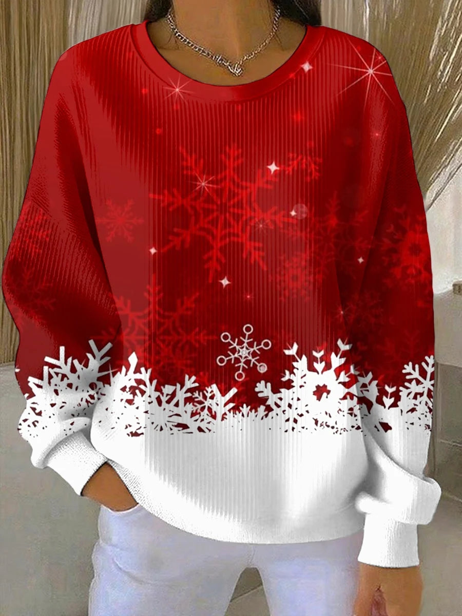 Women’s Christmas Snowflake Sweatshirt